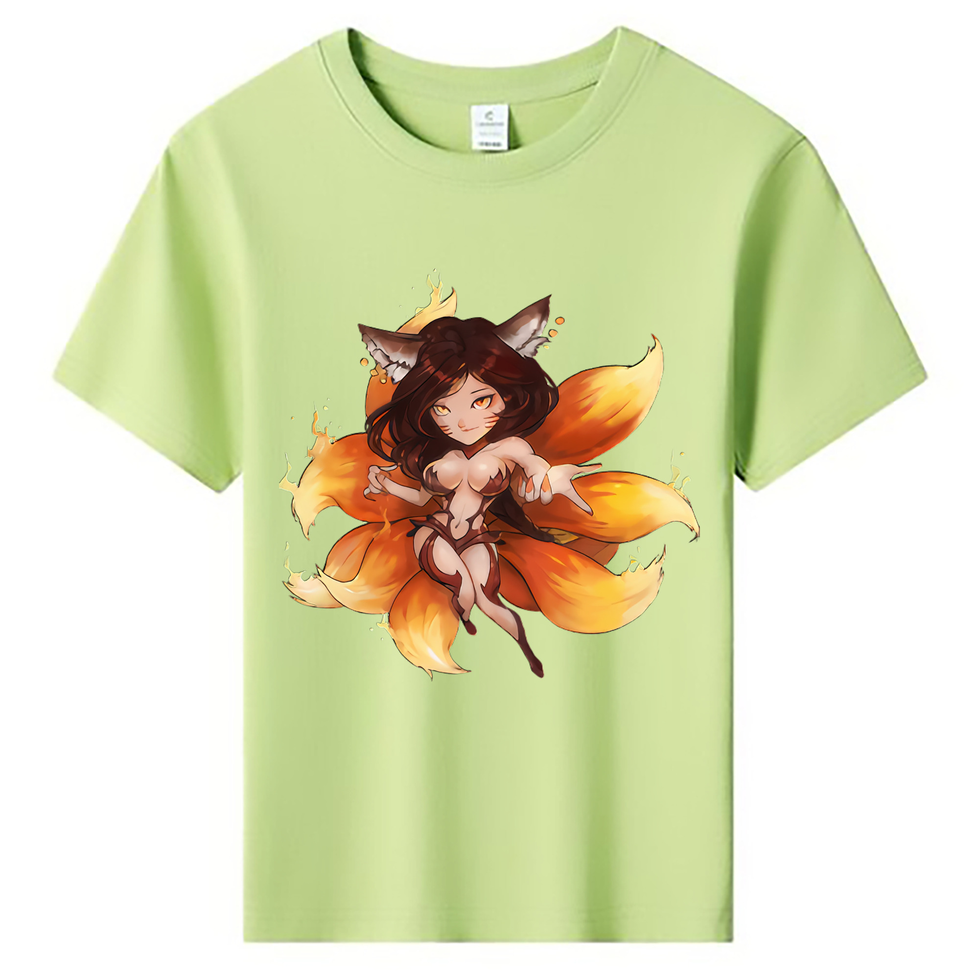 （画像用） リーグ・オブ・レジェンド League of Legends LOL 綿100％キッズTシャツ（フロントプリント）